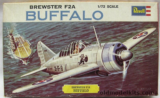 Revell 1/72 Brewster Buffalo F2A USN - Great Britain Issue, H636 plastic model kit